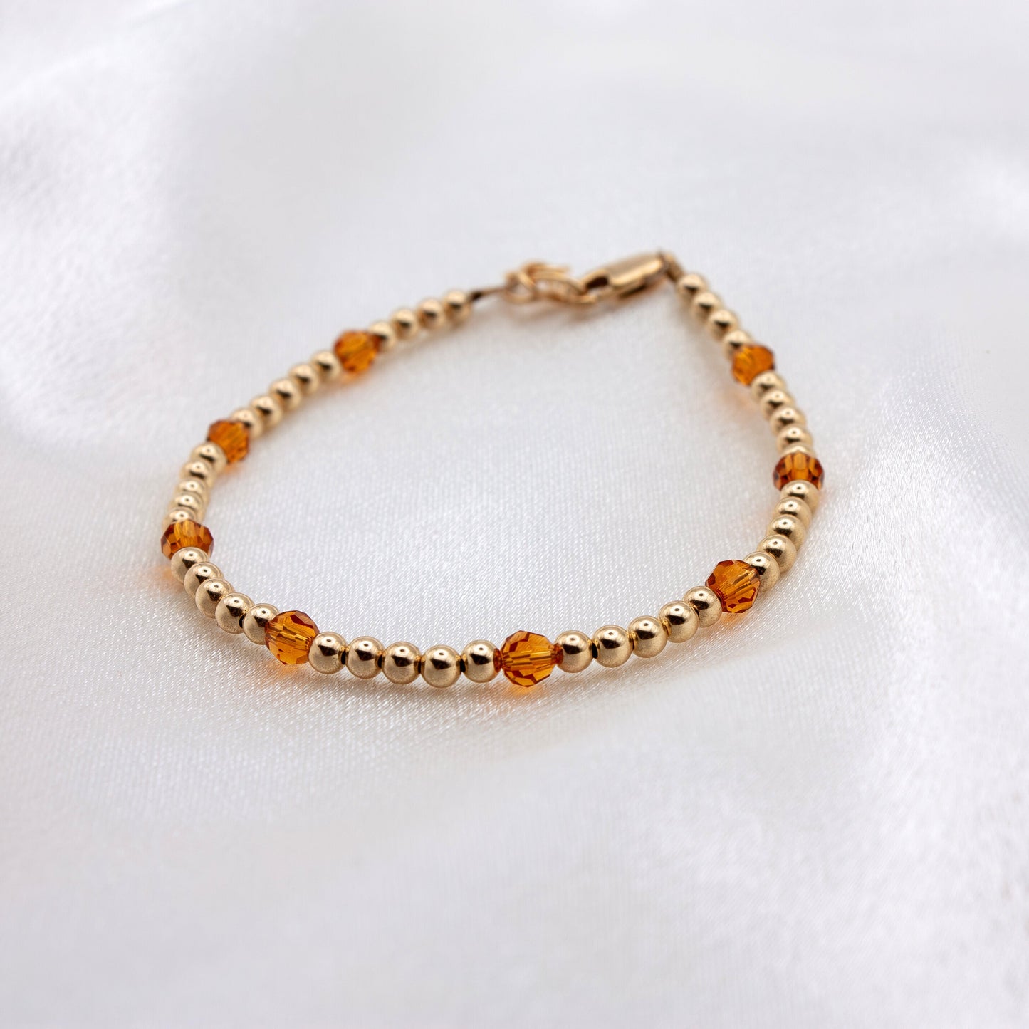 Kids Gold + Gems Birthstone Bracelet