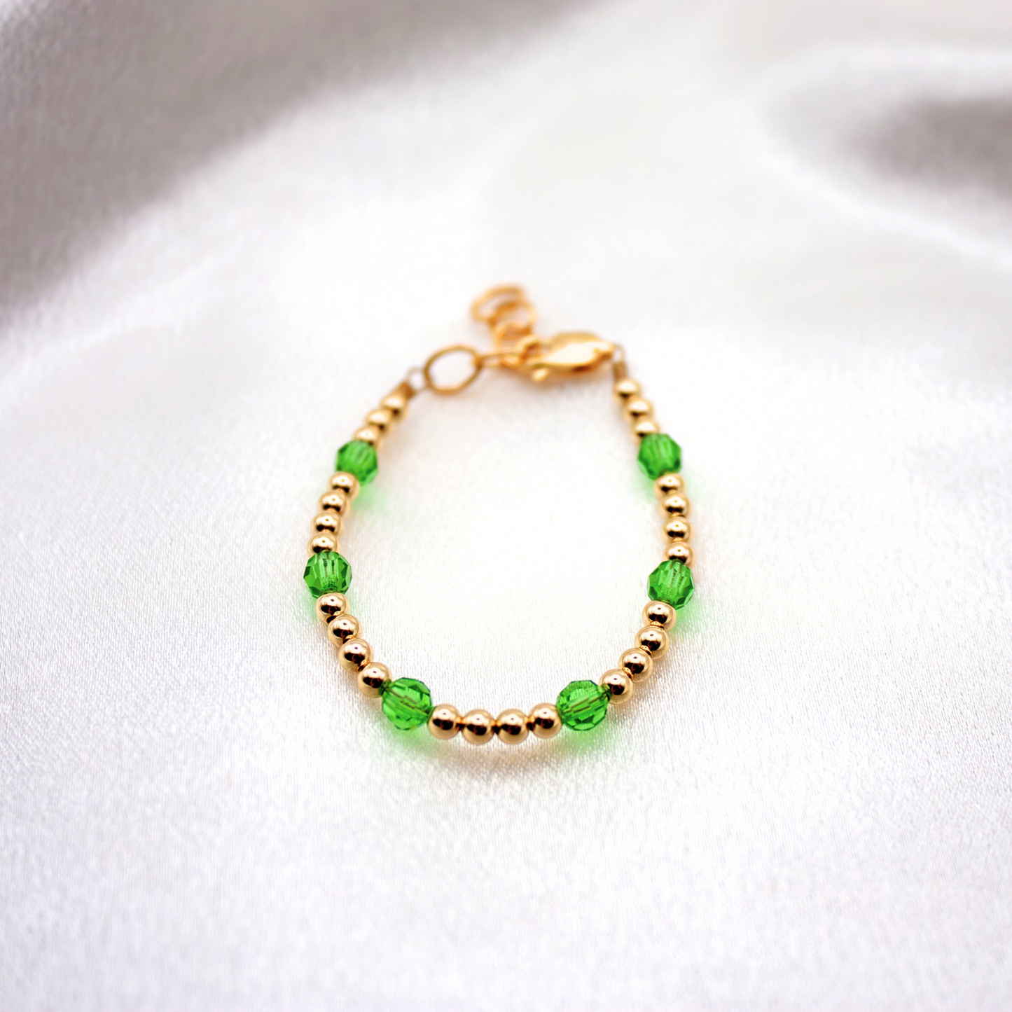 Adult Gold + Gems Birthstone Bracelet