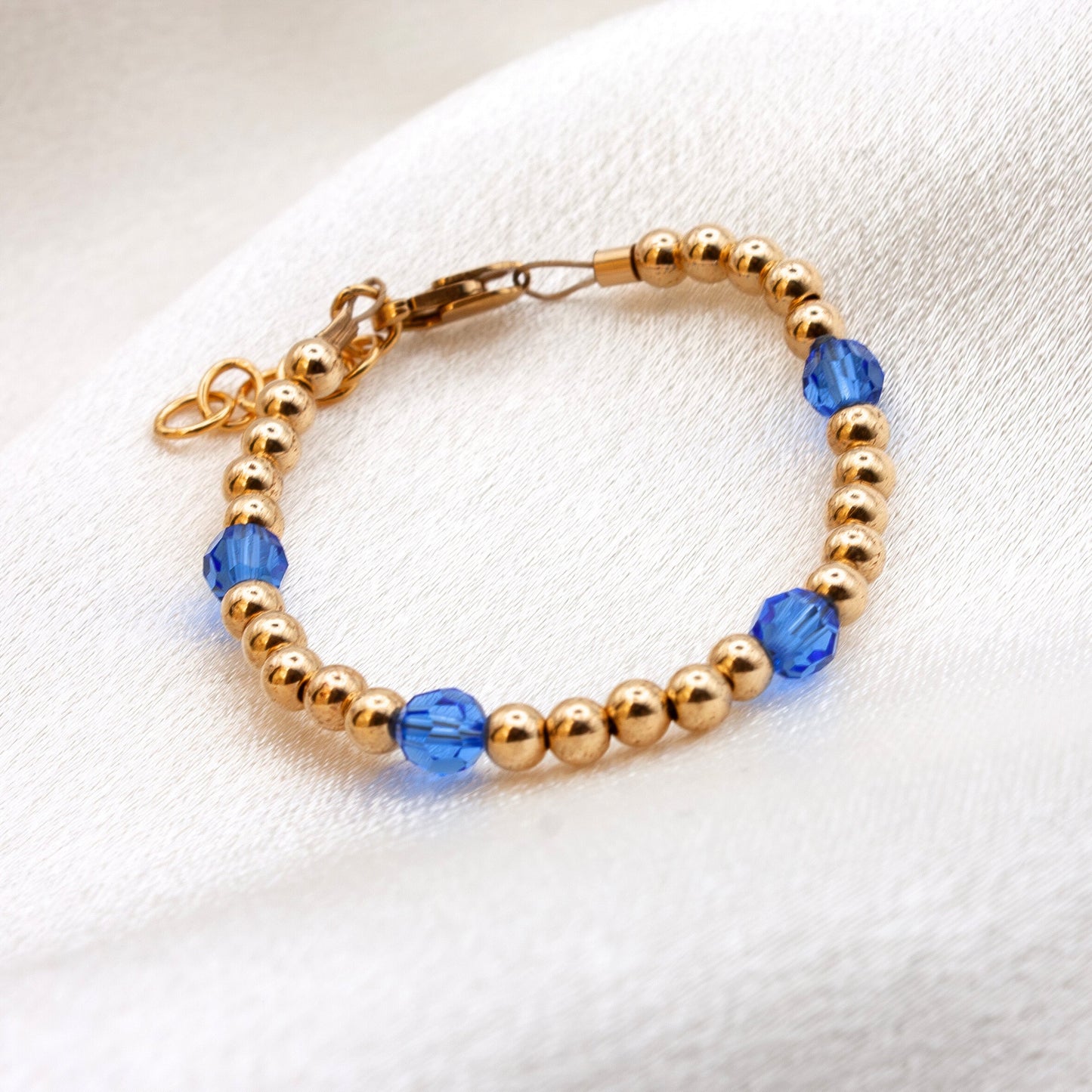 Kids Gold + Gems Birthstone Bracelet