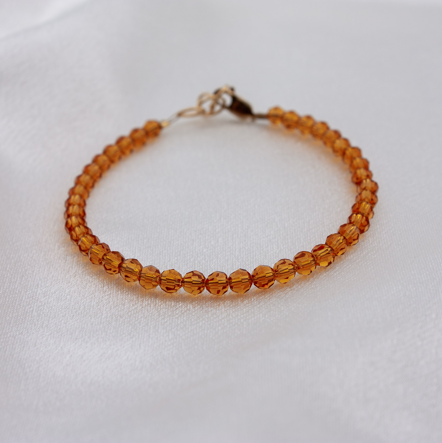 November Birth Stone Bracelet | Crystal Beads